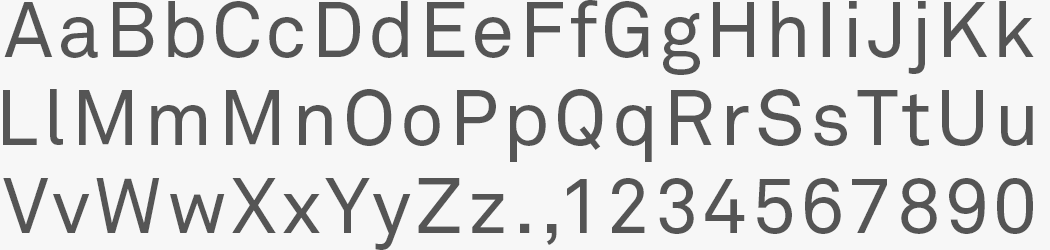 Custom akkurat font